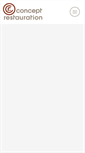 Mobile Screenshot of concept-restauration.com
