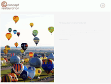Tablet Screenshot of concept-restauration.com